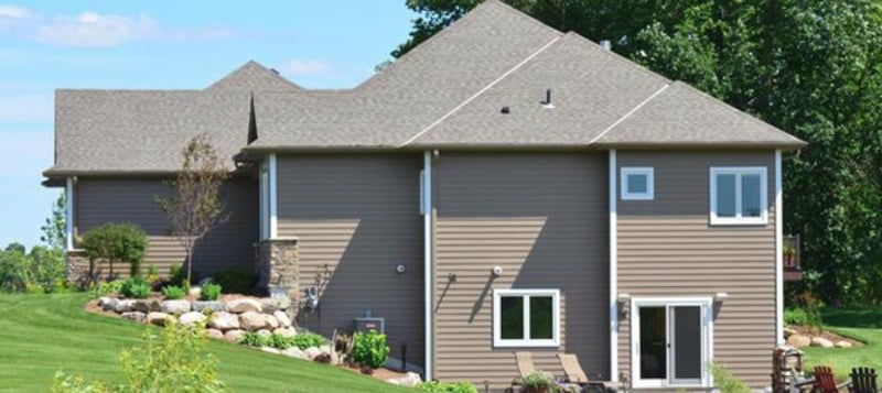 Canyon Steel Siding Installed on Single-Family Home
